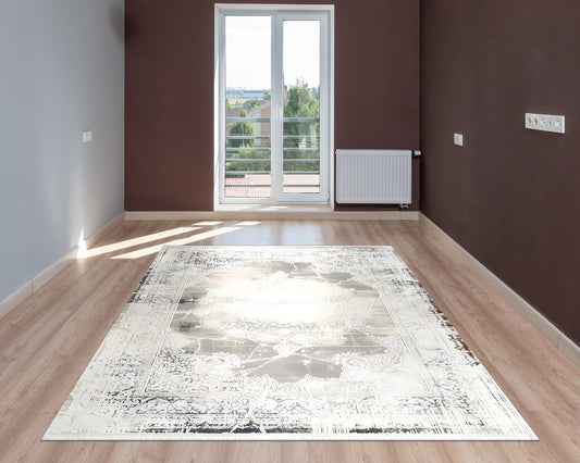Pierre Cardin Halı Morina LH04A halı kahve duvarlı odada