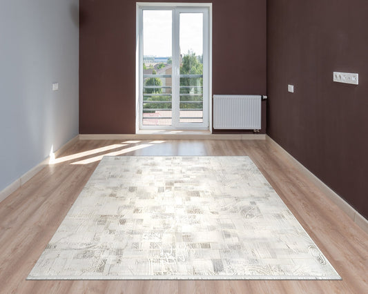 Pierre Cardin Halı Morina LH06A halı kahve duvarlı odada