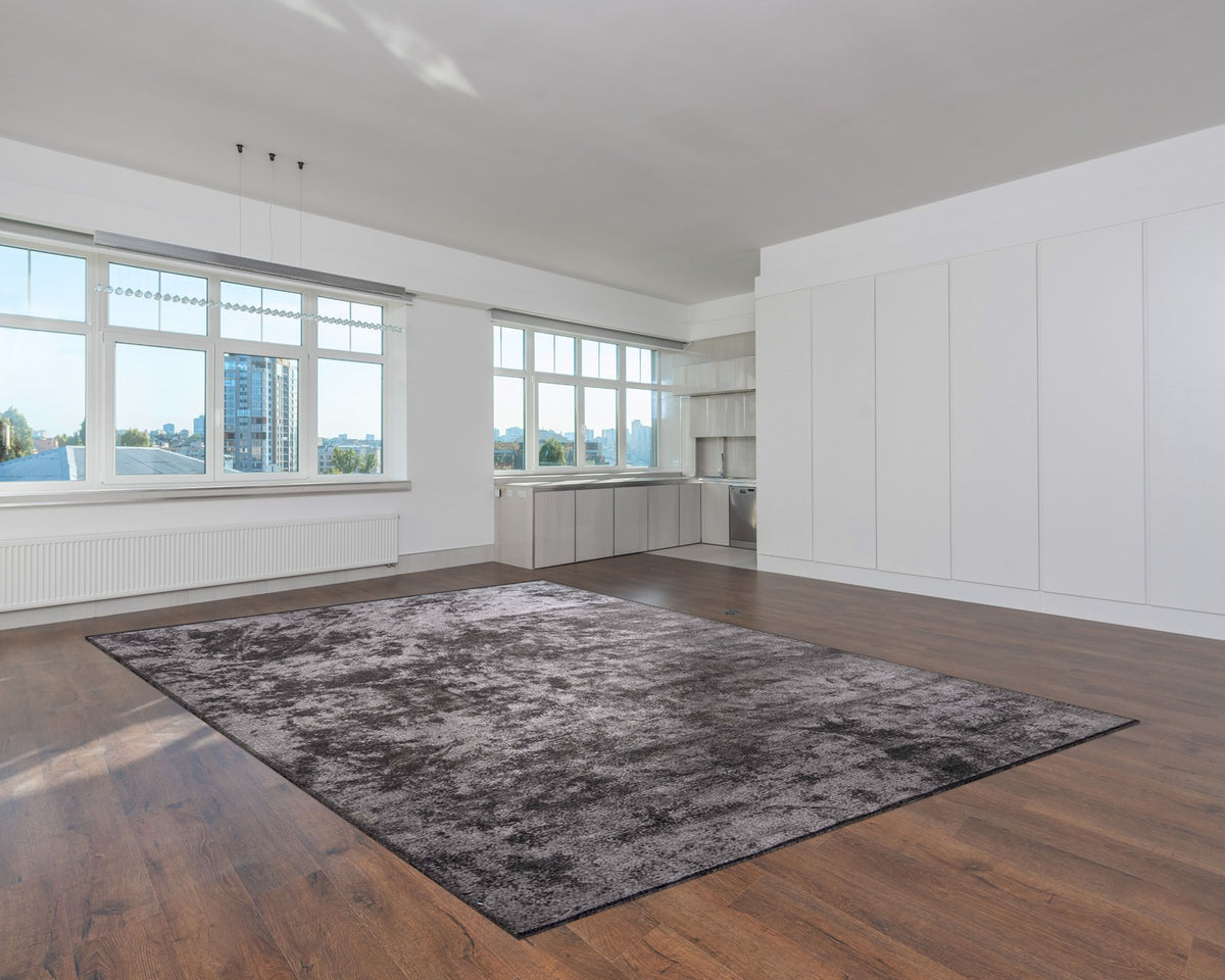Royal Halı Alanis QG02A halı beyaz loft salonda