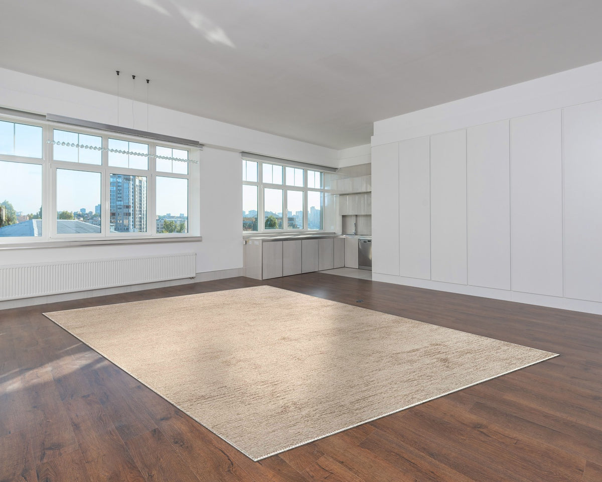 Royal Halı Alanis QG06A halı beyaz loft salonda