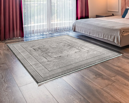 Royal Halı Bearny TD01D halı yatak odasında