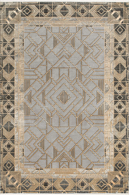 Royal Halı Bearny TD05A – Canlı Renkli, Modern, Viskon Akrilik Halı