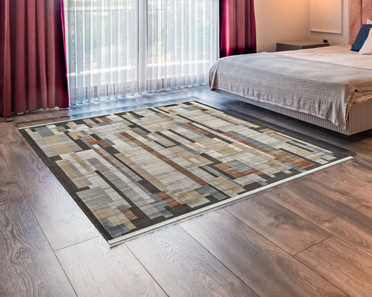 Royal Halı Bearny TD09A halı yatak odasında