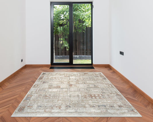 Royal Halı Diva DZ01A halı balkon kapılı odada