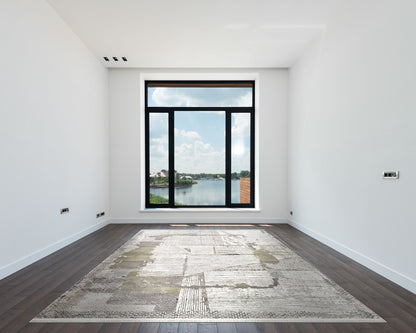Royal Halı Luce ZL01A halı beyaz modern odada