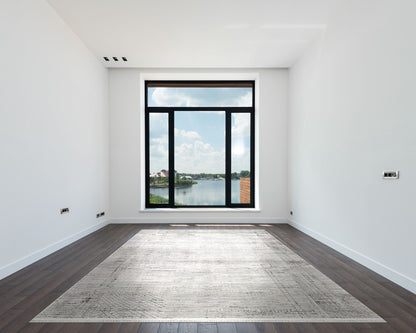 Royal Halı Luce ZL03A halı beyaz modern odada