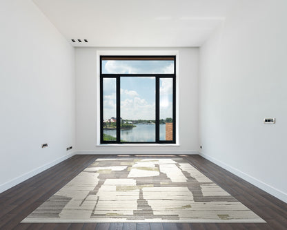 Royal Halı Luce ZL04A halı beyaz modern odada