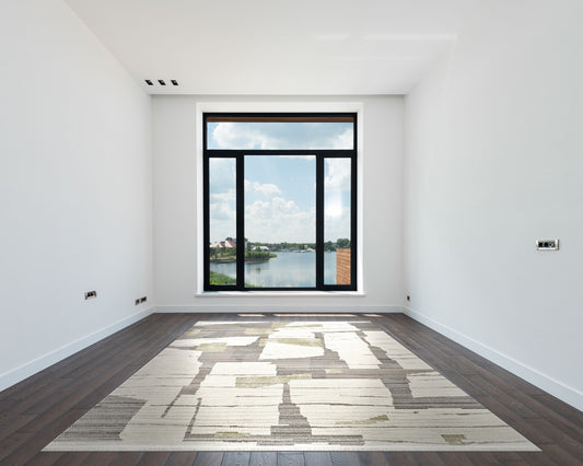 Royal Halı Luce ZL04A halı beyaz modern odada