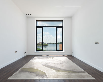 Royal Halı Luce ZL05A halı beyaz modern odada