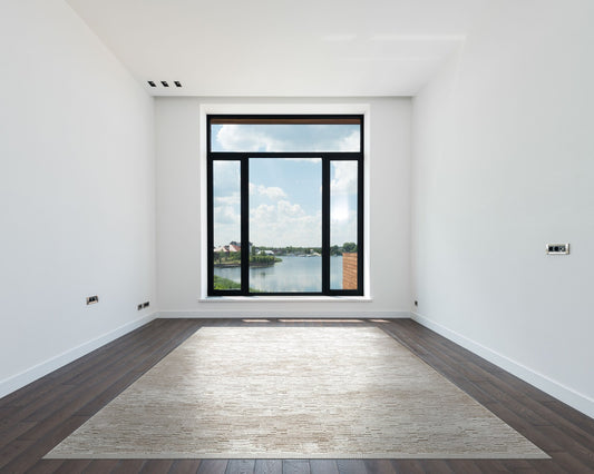 Royal Halı Luce ZL07B halı beyaz modern odada