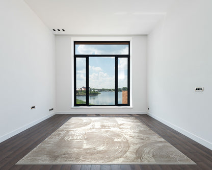 Royal Halı Luce ZL09A halı beyaz modern odada