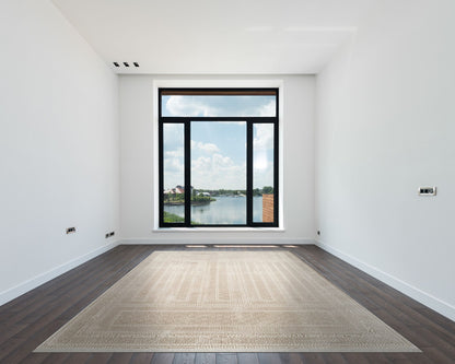 Royal Halı Luce ZL10A halı beyaz modern odada