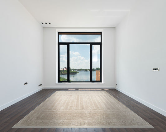 Royal Halı Luce ZL10A halı beyaz modern odada