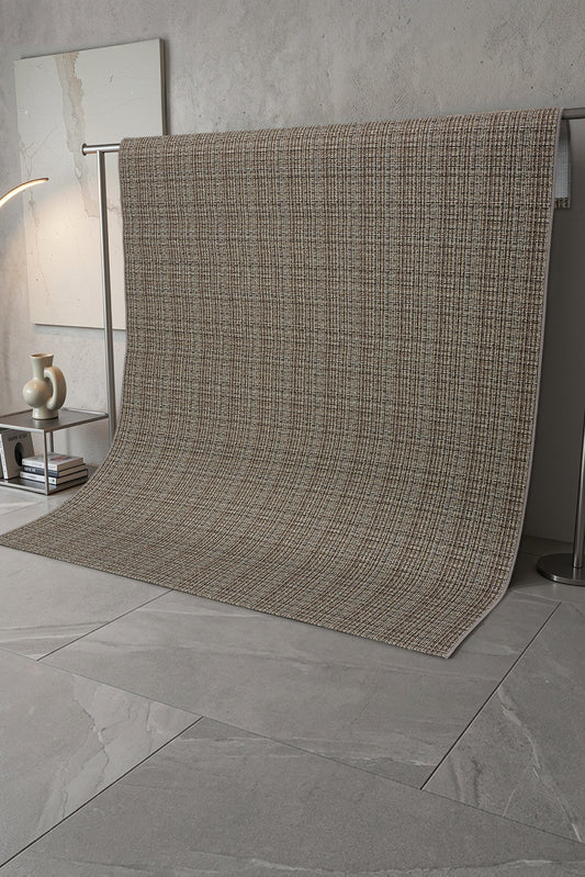 Apex Halı Sisal Premium 1822 SP Kahve Krem Kesme