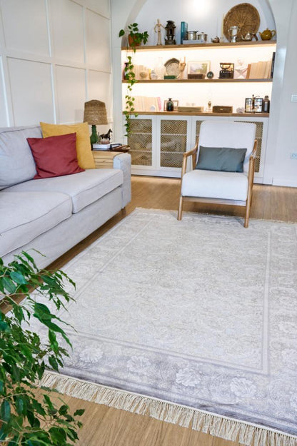 Apex Halı Vendome Palace 5441 Gri Krem – görsel 4