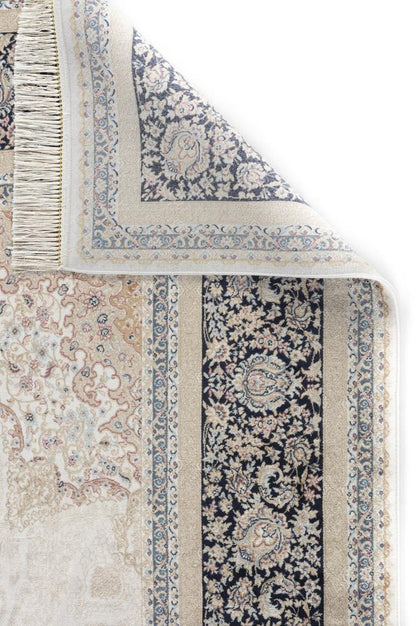 Apex Halı Vendome Palace 5471 Lacivert Krem – görsel 7