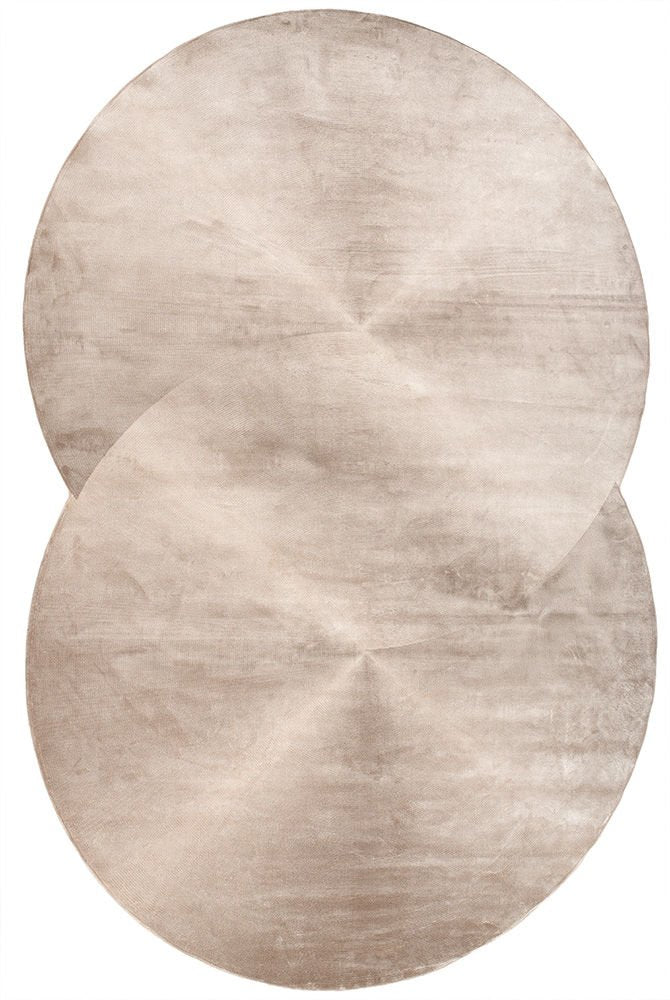Artemis Halı Art Shape Y1024B Bej – Çift Daire Formlu Halı