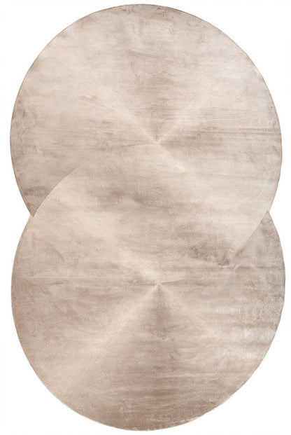 Artemis Halı Art Shape Y1024B Bej – Çift Daire Formlu Halı